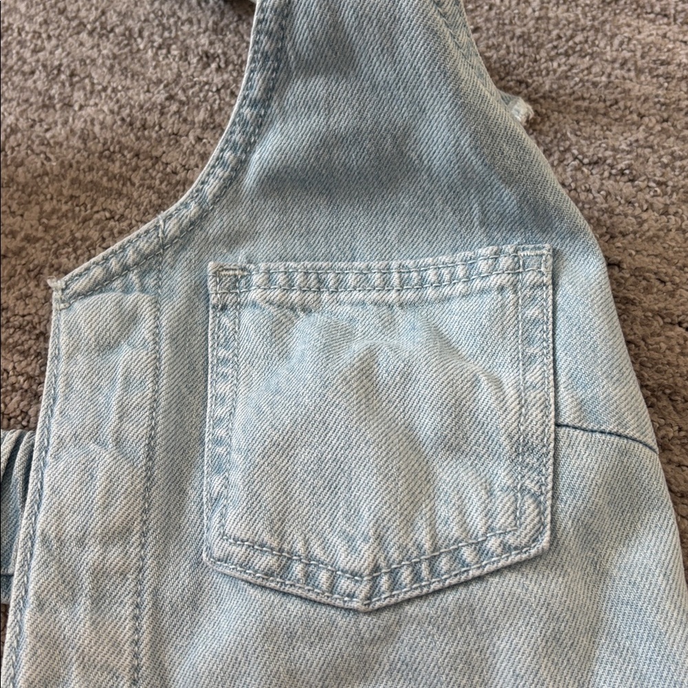 Universal Thread Light Blue Denim Halter Maxi Dress size 4 - Picture 8 of 11